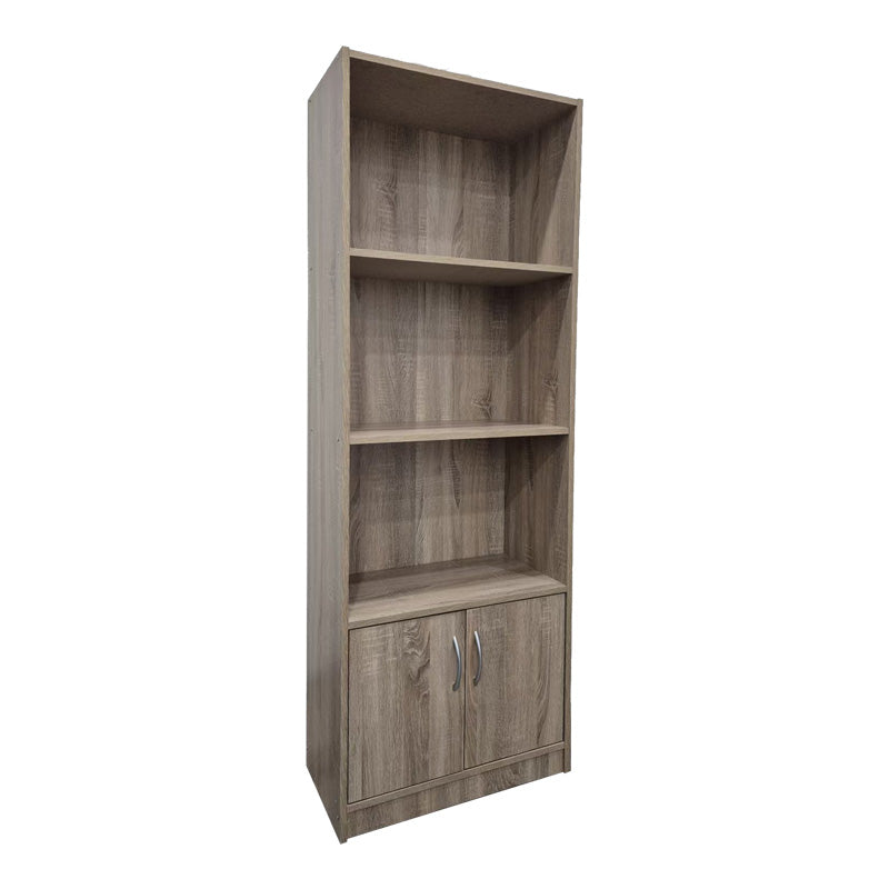 Biblioteca moderna Tekaro, Lemn, Diverse culori, 60x29x166 cm - Biblioteca moderna Tekaro, Lemn, Diverse culori, 60x29x166 cm - 383-000004