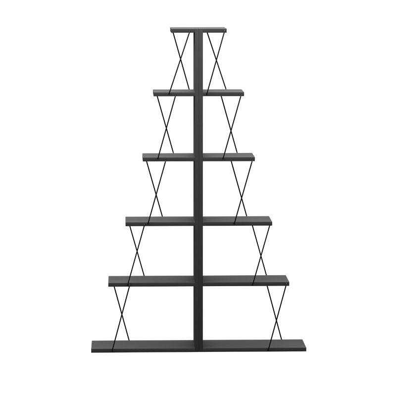 Biblioteca mini Tars, 130x22x146 cm - Gri