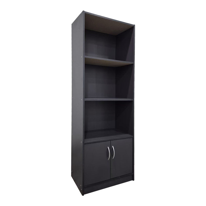 Biblioteca moderna Tekaro, Lemn, Diverse culori, 60x29x166 cm - Biblioteca moderna Tekaro, Lemn, Diverse culori, 60x29x166 cm - 383-000005