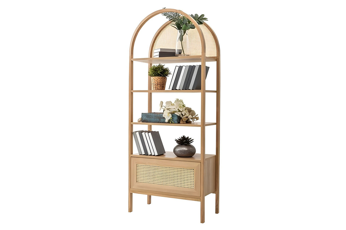 Biblioteca Nala 75 Howard, natural - negru (diverse dimensiuni) - Natural