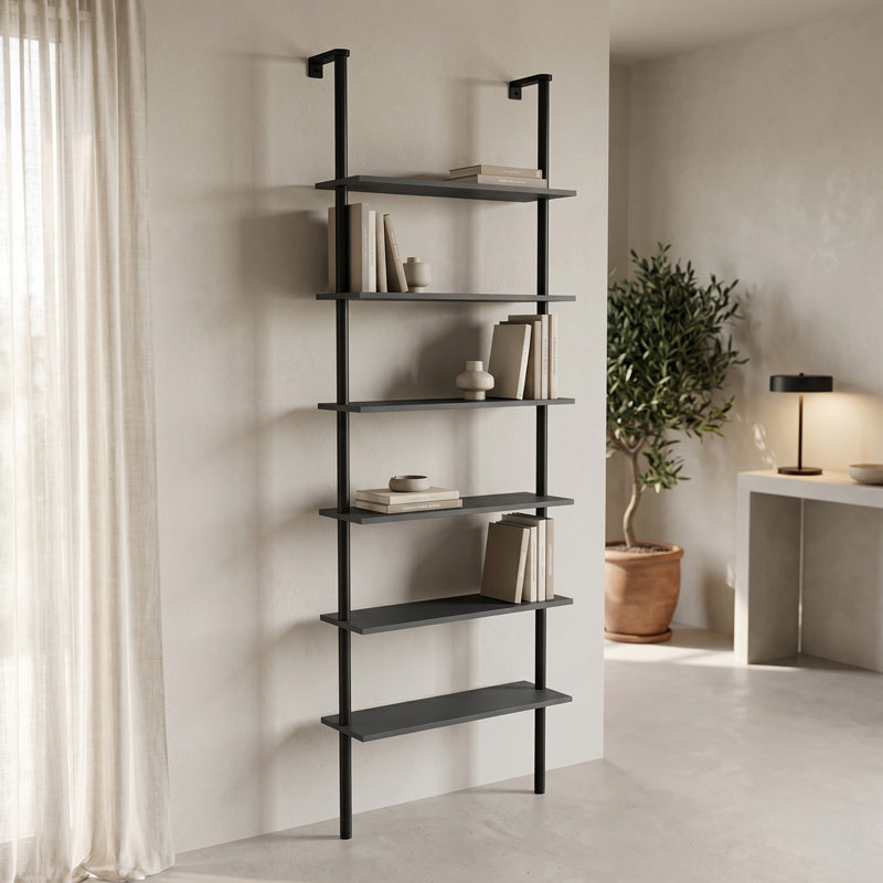 Biblioteca Wall bookcase Dimmo, Metal, 60x20x180 cm - Biblioteca Wall bookcase Dimmo, Metal, 60x20x180 cm - 230-000257