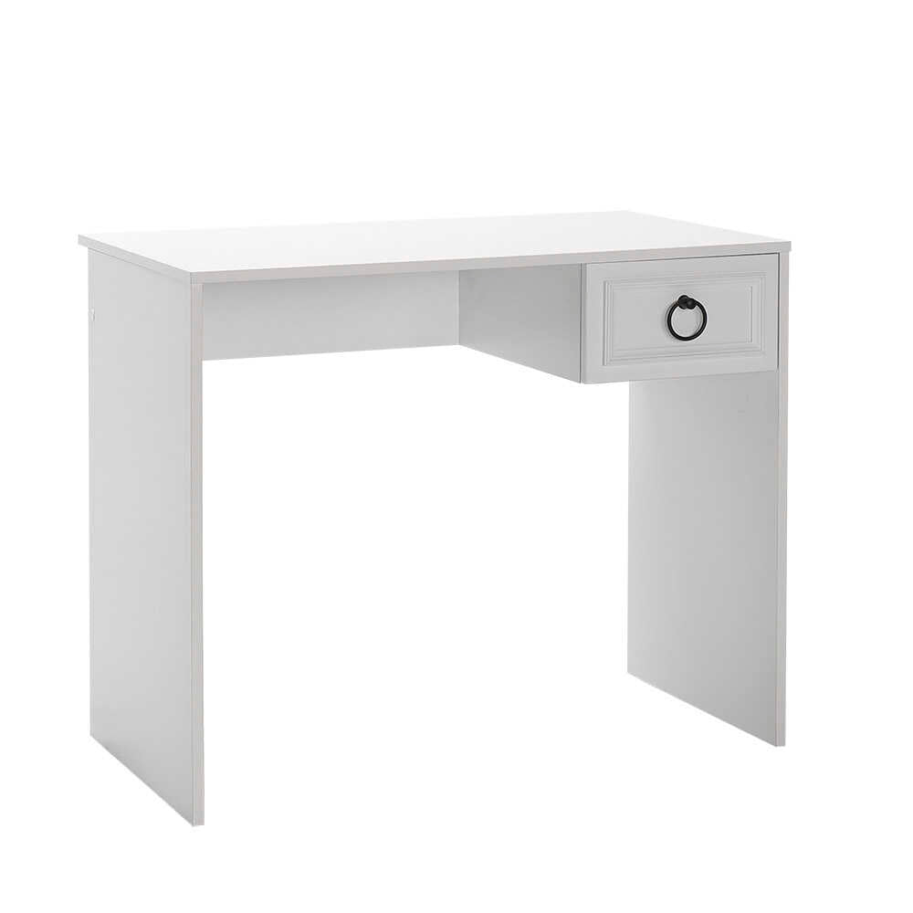Birou CMS-1301-BB-1 Home Collection® Hampton, cu sertar, Alb, 90x75x51 cm