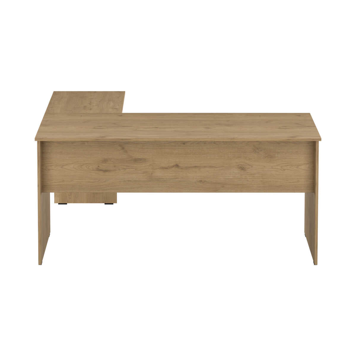 Birou RMS-320-DD-1 Home Collection® L Rio Office, Interschimbabil, Masa de colt, 160x75x144 cm - Natur | SKU: RMS-320-FF-1