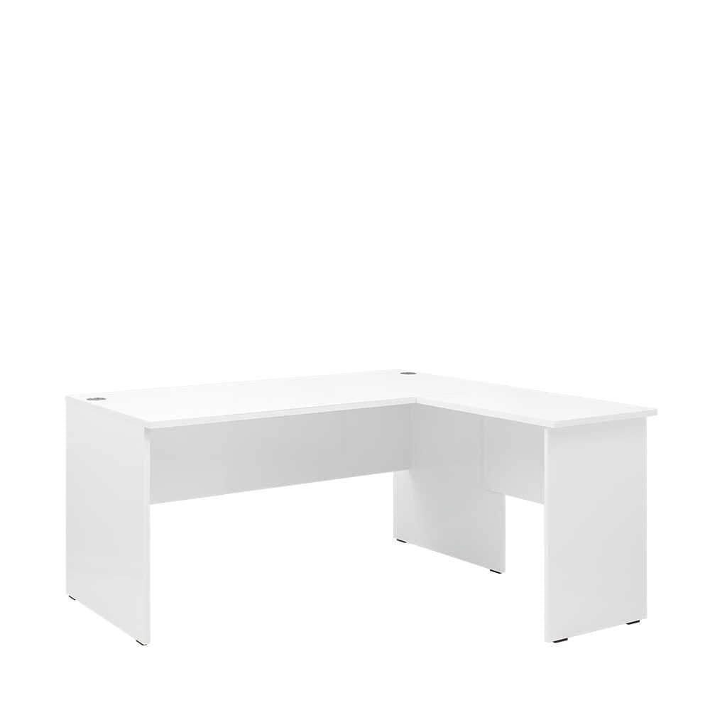 Birou RMS-320-DD-1 Home Collection® L Rio Office, Interschimbabil, Masa de colt, 160x75x144 cm - Alb | SKU: RMS-320-DD-1, RMS-320-AX-1, RMS-320-FF-1, RMS-320-OO-1