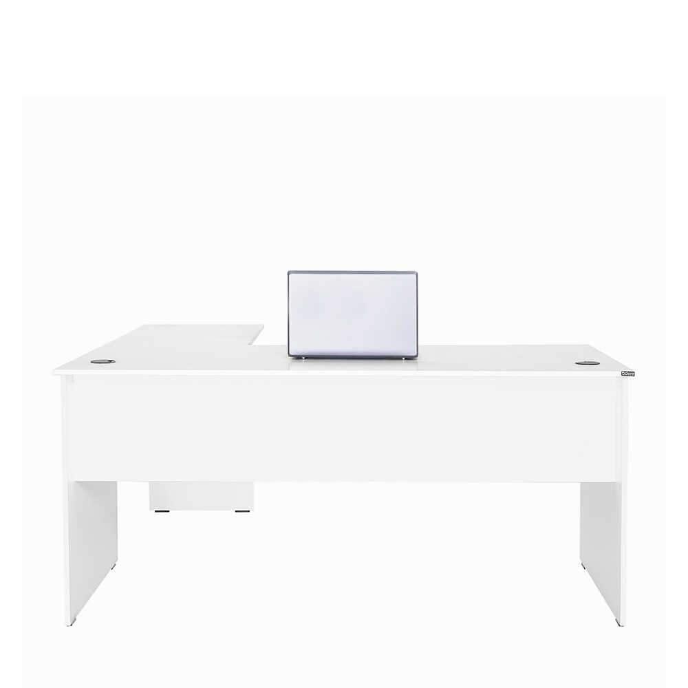 Birou RMS-320-DD-1 Home Collection® L Rio Office, Interschimbabil, Masa de colt, 160x75x144 cm - Alb | SKU: RMS-320-DD-1, RMS-320-AX-1, RMS-320-FF-1, RMS-320-OO-1