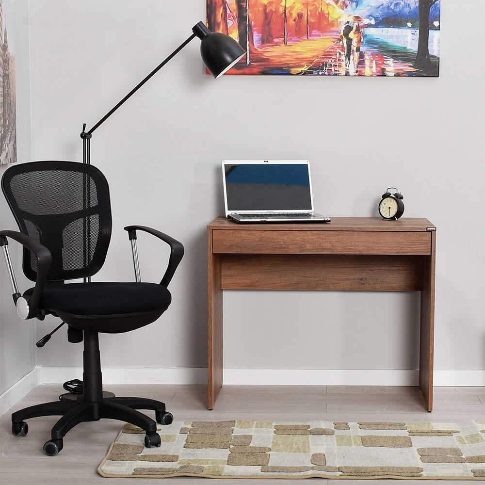 Birou CMS-301-DD-1 Home Collection®, cu sertar, 90x75x55 cm - Maro | SKU: CMS-301-OO-1