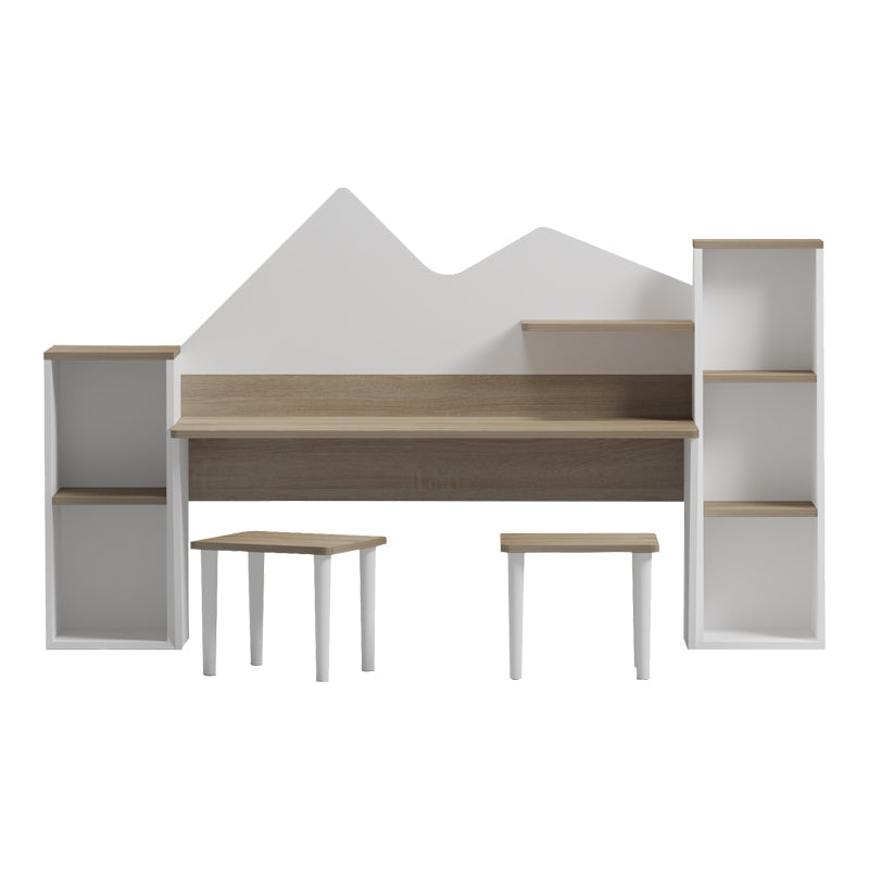 Birou Dualto, 180x30x94 cm - Sonoma