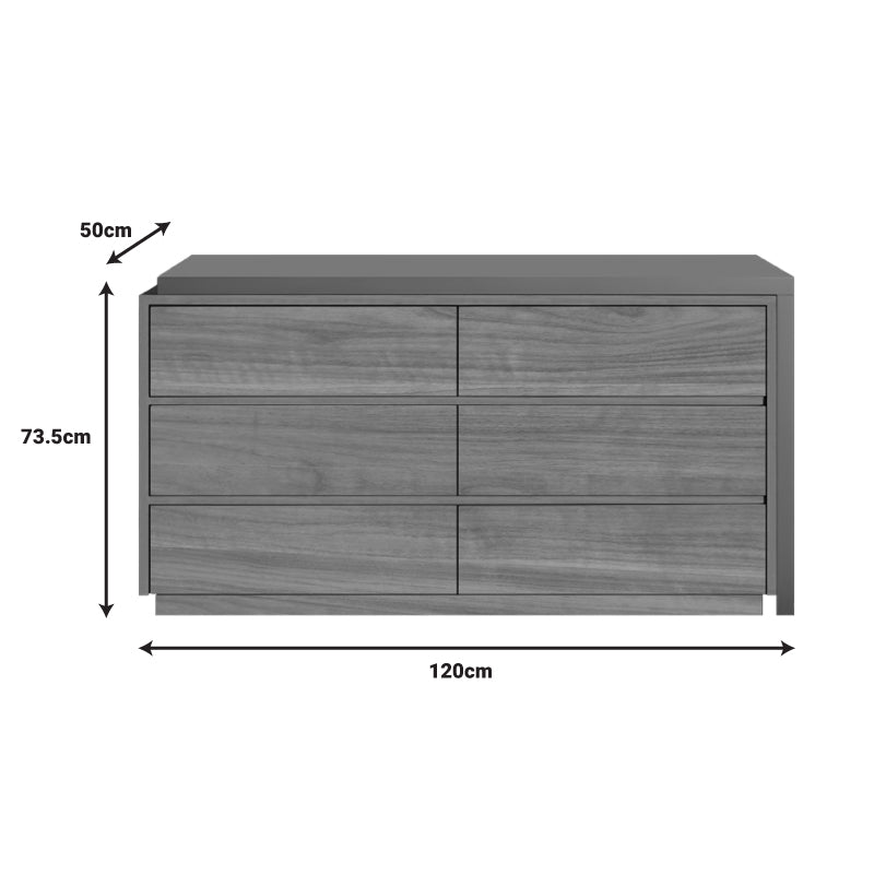 Birou Multicolorfunctional cu sertar integrat, Reaze, deschis nuc-antracit, 120x50x74 cm