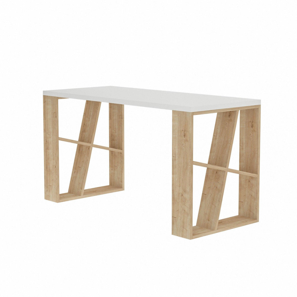Birou Perla, 140x75x60 cm - Crem