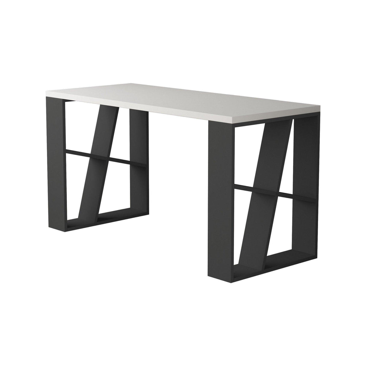 Birou Perla, 140x75x60 cm - Alb