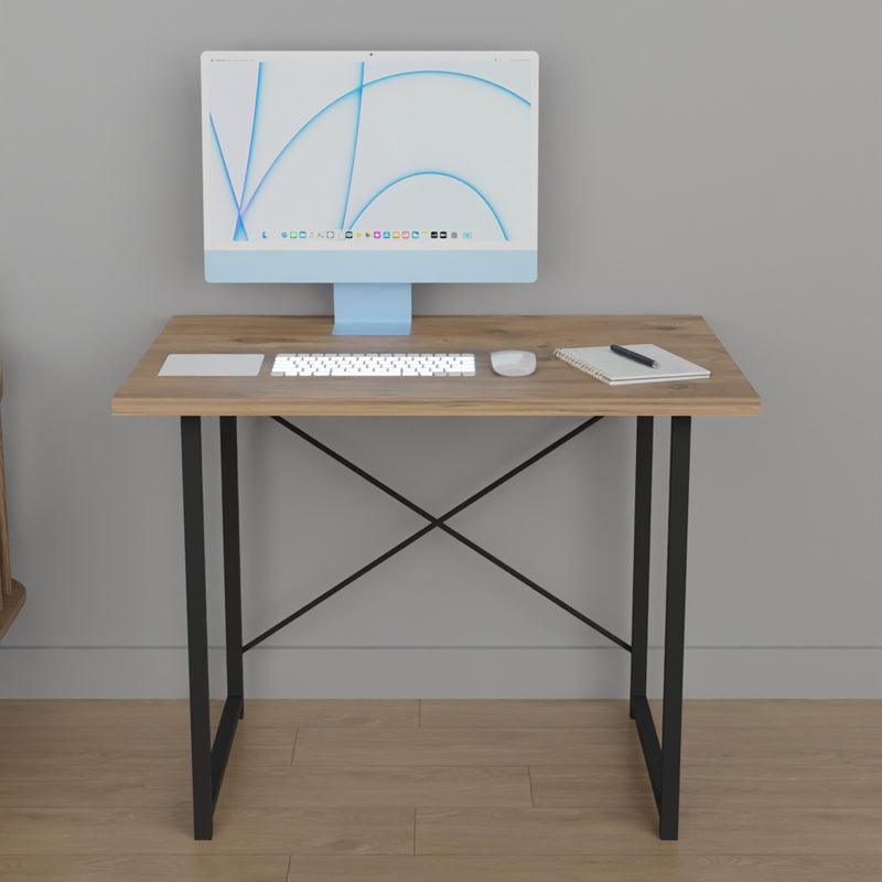 Birou Ustando, Stejar - Antracit, 90x60x72 cm - Stejar