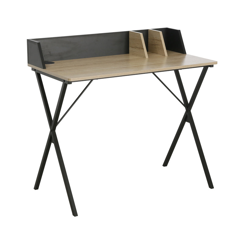 Birou Zervan, Alb - Negru, 90x50x85 cm - Birou Zervan, Alb - Negru, 90x50x85 cm