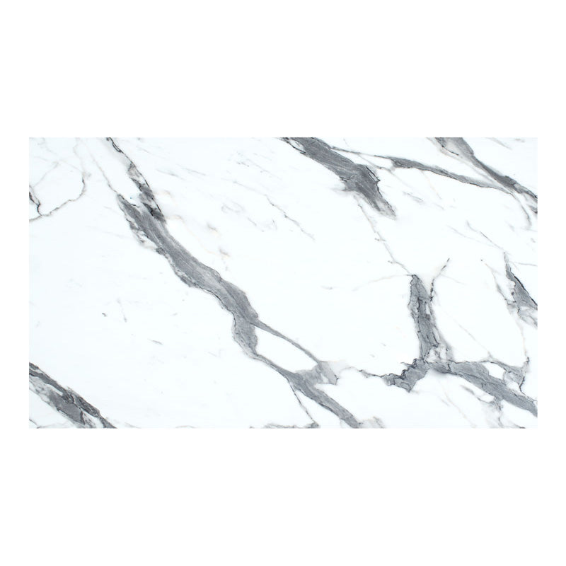 Blat de masa Melody, Marmura Alba, 12mm, 69x120 cm