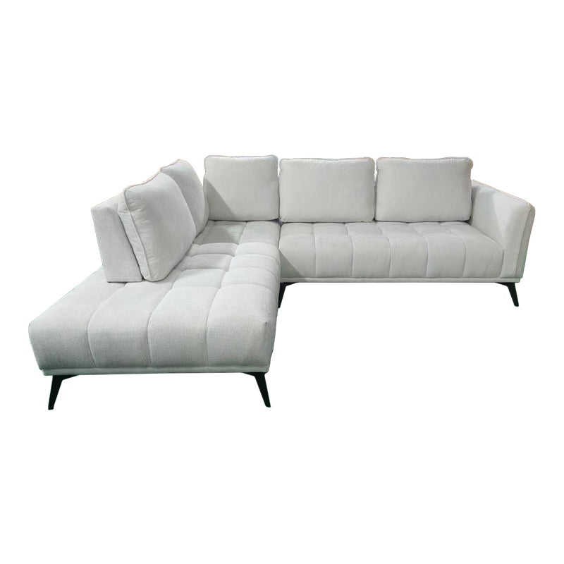 Canapea Belanza, colț dreapta, Diverse culori, 265x213x90 cm - Bej | SKU: 371-000042 | Canapea Belanza, colț dreapta, 265x213x90 cm, varianta Bej, produs pentru amenajarea locuinței, disponibil online în România la CasaMob