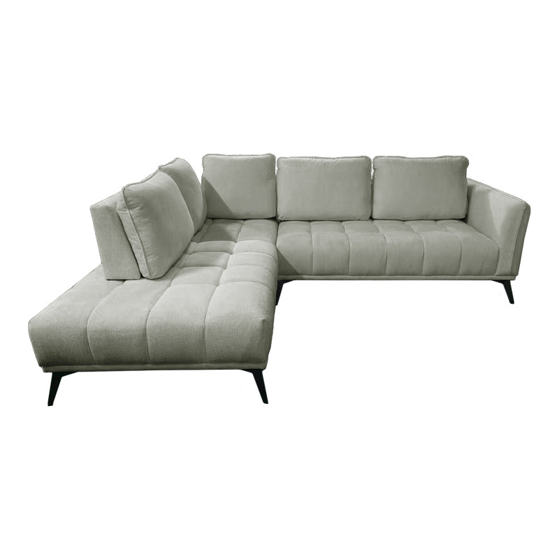 Canapea Belanza, colț dreapta, Diverse culori, 265x213x90 cm - Bej - Gri | SKU: 371-000046 | Canapea Belanza, colț dreapta, 265x213x90 cm, varianta Bej - Gri, produs pentru amenajarea locuinței, disponibil online în România la CasaMob