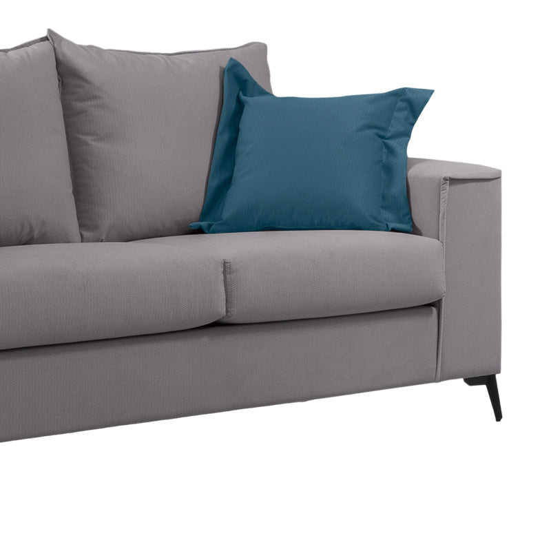 Canapea cu 2 locuri Verona 2, Gri - Verde, 173x93x100 cm - Gri