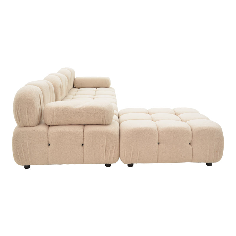 Canapea cu 3 locuri Hypnotic, Bej, 294x98x74 cm