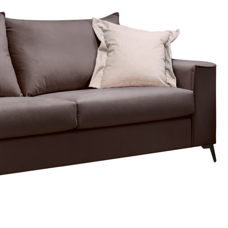 Canapea cu 3 locuri Verona 3, Gri inchis, 225x93x100 cm