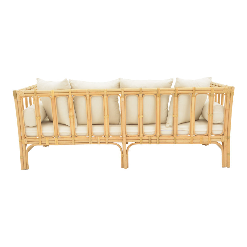 Canapea de gradina Alessa Boho, Natural, 200x100x76 cm