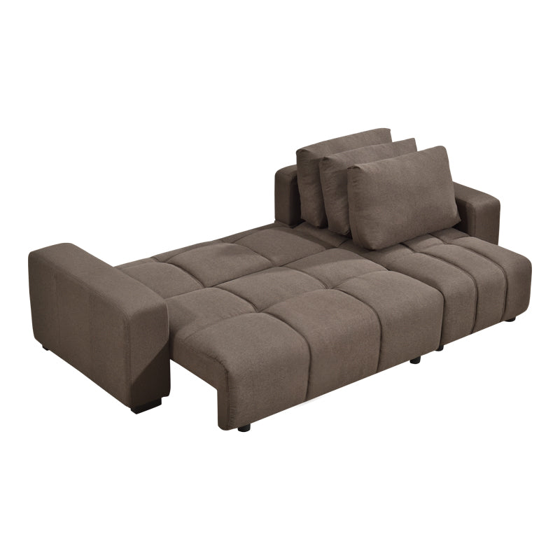 Canapea extensibilă Belda, colț reversibil, cu depozitare, Diverse culori, 246x138x82 cm - Maro | SKU: 389-000018 | Canapea extensibilă Belda, colț reversibil, cu depozitare, 246x138x82 cm, varianta Maro, produs pentru amenajarea locuinței, disponibil online în România la CasaMob