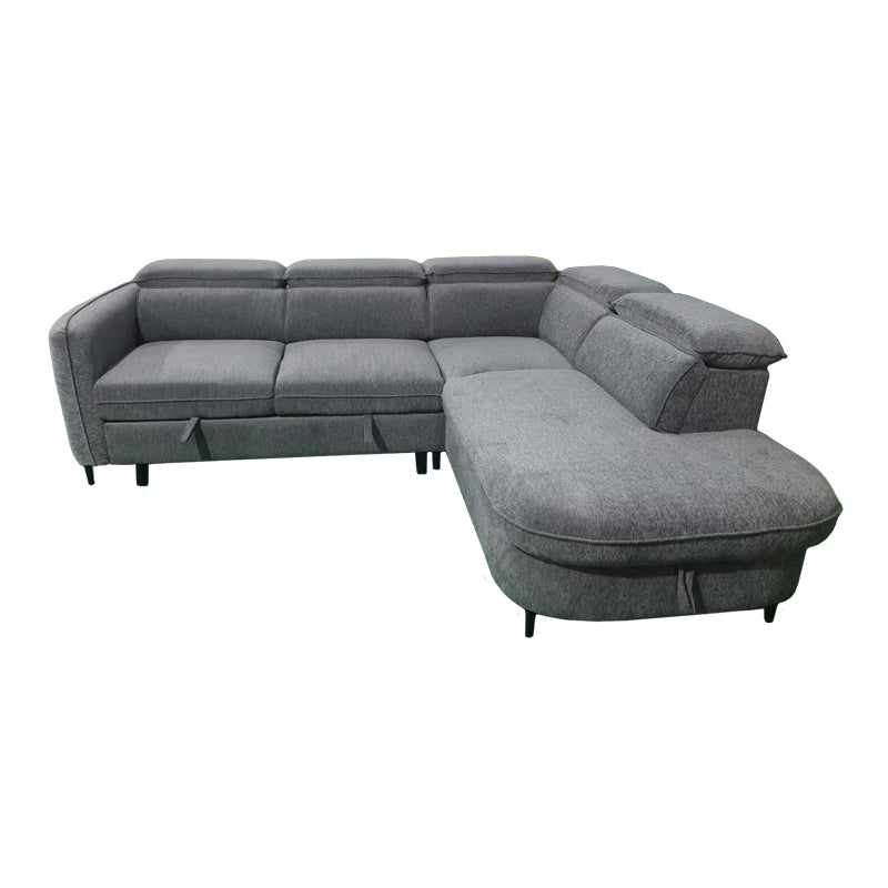 Canapea extensibilă Napia, colț stânga, Diverse culori, 249x210x98 cm - Antracit | SKU: 371-000037 | Canapea extensibilă Napia, colț stânga, 249x210x98 cm, varianta Antracit, produs pentru amenajarea locuinței, disponibil online în România la CasaMob