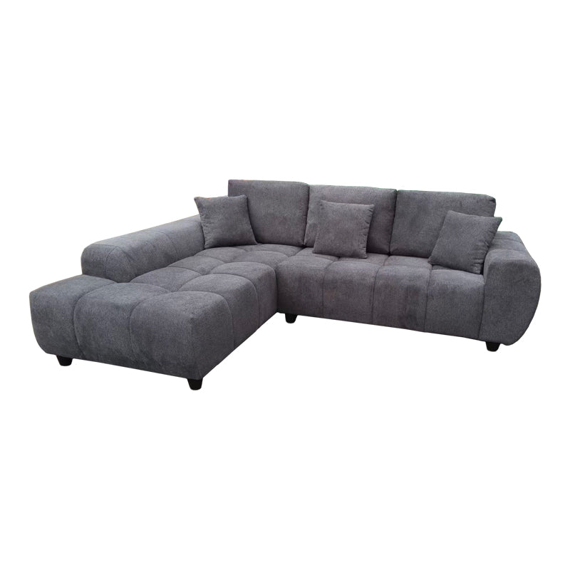 Canapea Londe, colț dreapta, Diverse culori, 273x211x92 cm - Gri | SKU: 371-000034 | Canapea Londe, colț dreapta, 273x211x92 cm, varianta Gri, produs pentru amenajarea locuinței, disponibil online în România la CasaMob