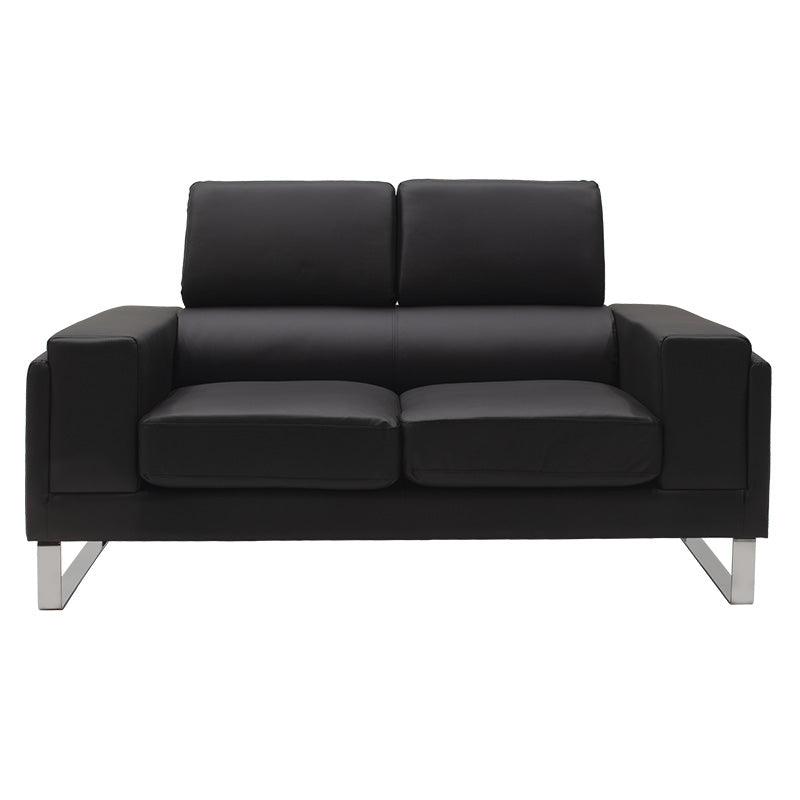 Canapea Shea 2 Locuri Negru 158x80x87 cm