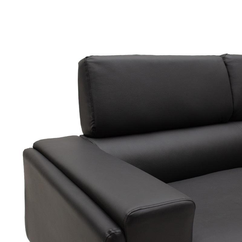Canapea Shea 2 Locuri Negru 158x80x87 cm
