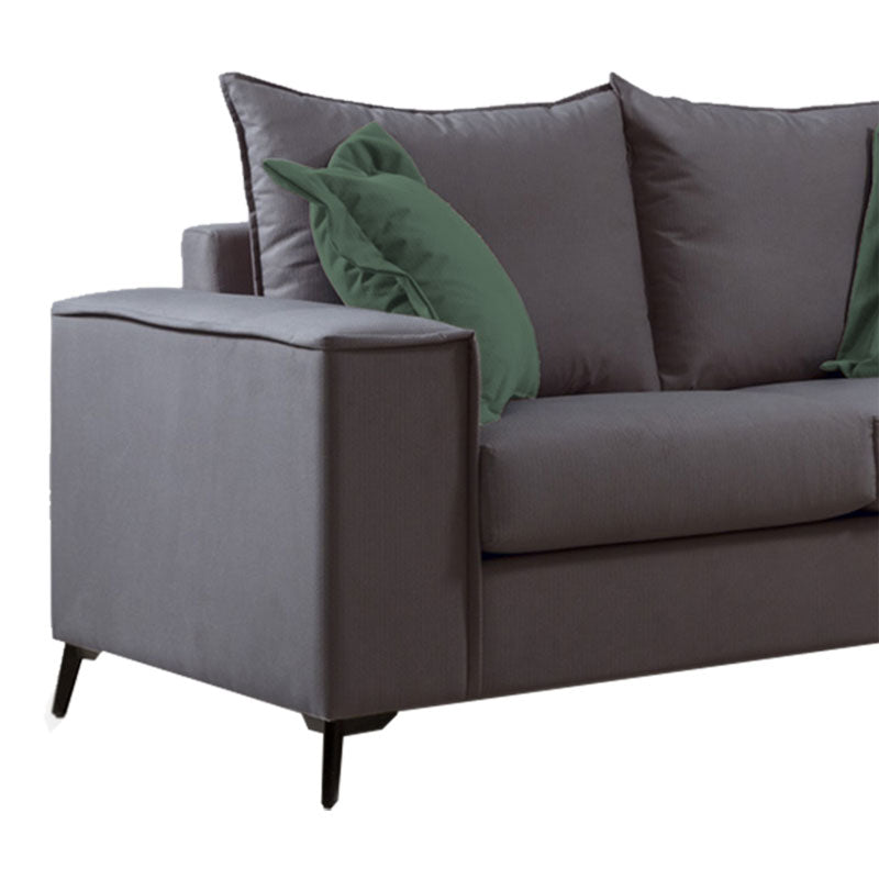 Canapea Verona 2 locuri antracit - perne chiparos, 173x93x100 cm