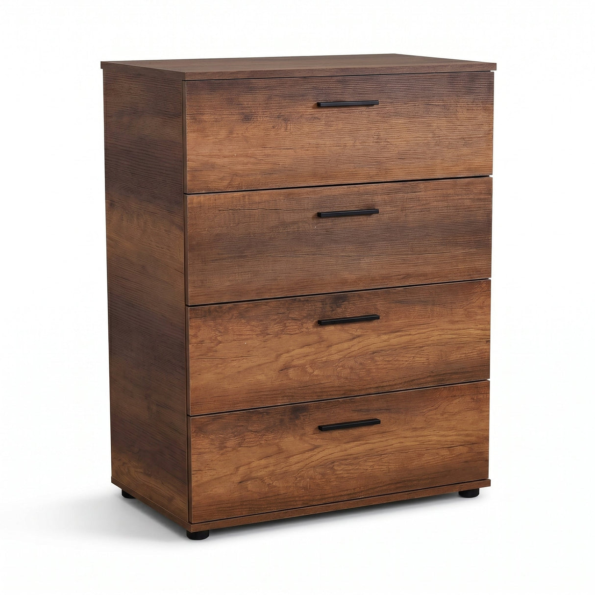 Comoda SFN-540-BB-1 Home Collection® Trendline, 4 sertare, Alb - Nuc, 73x96x44 cm - Nuc | SKU: SFN-540-BB-1, SFN-540-OO-1
