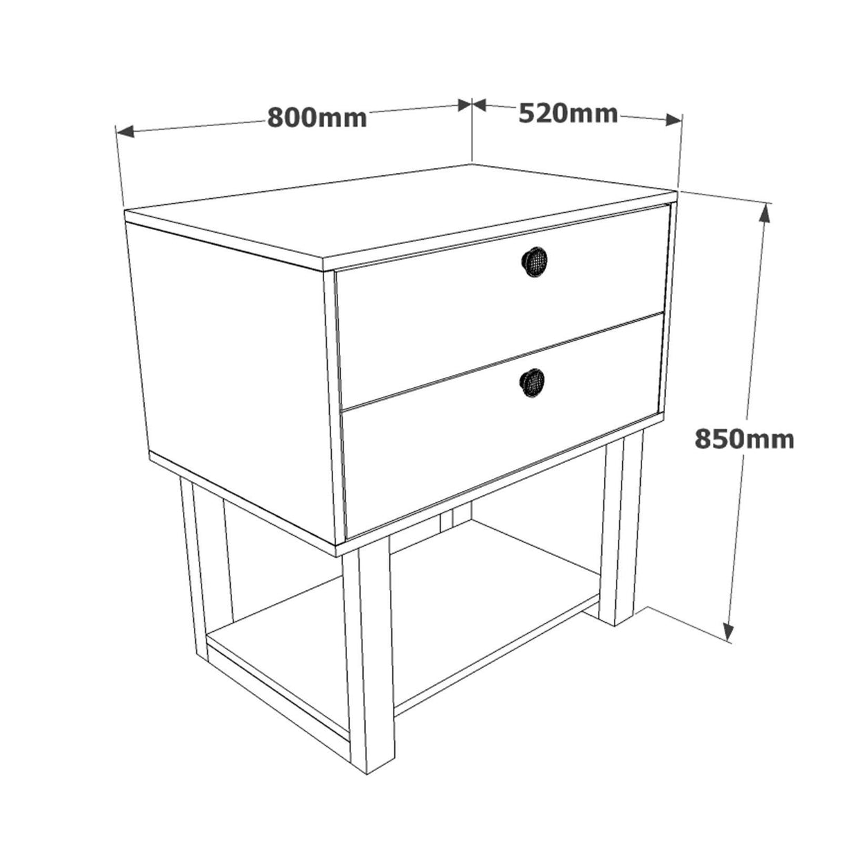 Comoda Birou - Rollbox cu 2 sertare si Raft, Gri - Nuc, 80x85x52 cm