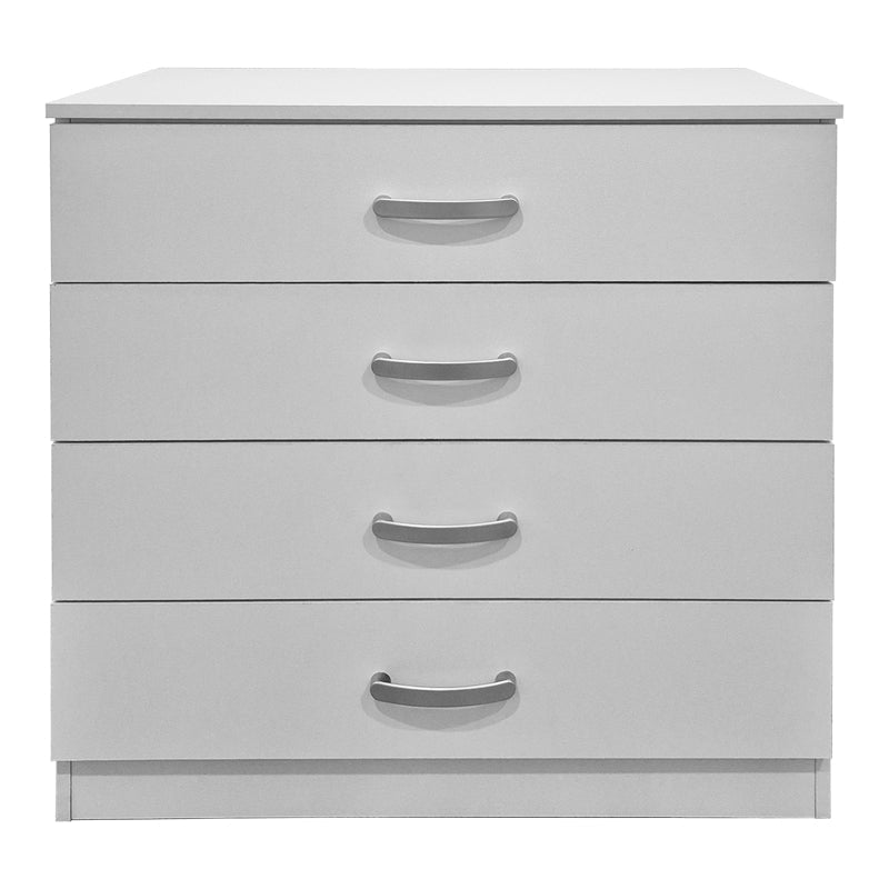 Comoda cu sertare Athos, Lemn, 80x40x79 cm - Alb