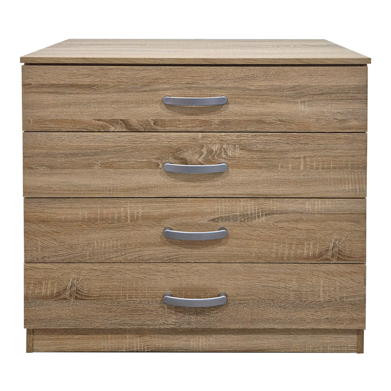 Comoda cu sertare Athos, Lemn, 80x40x79 cm - Stejar