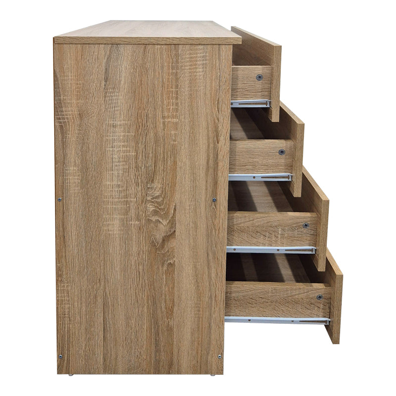 Comoda cu sertare Athos, Lemn, 80x40x79 cm - Stejar