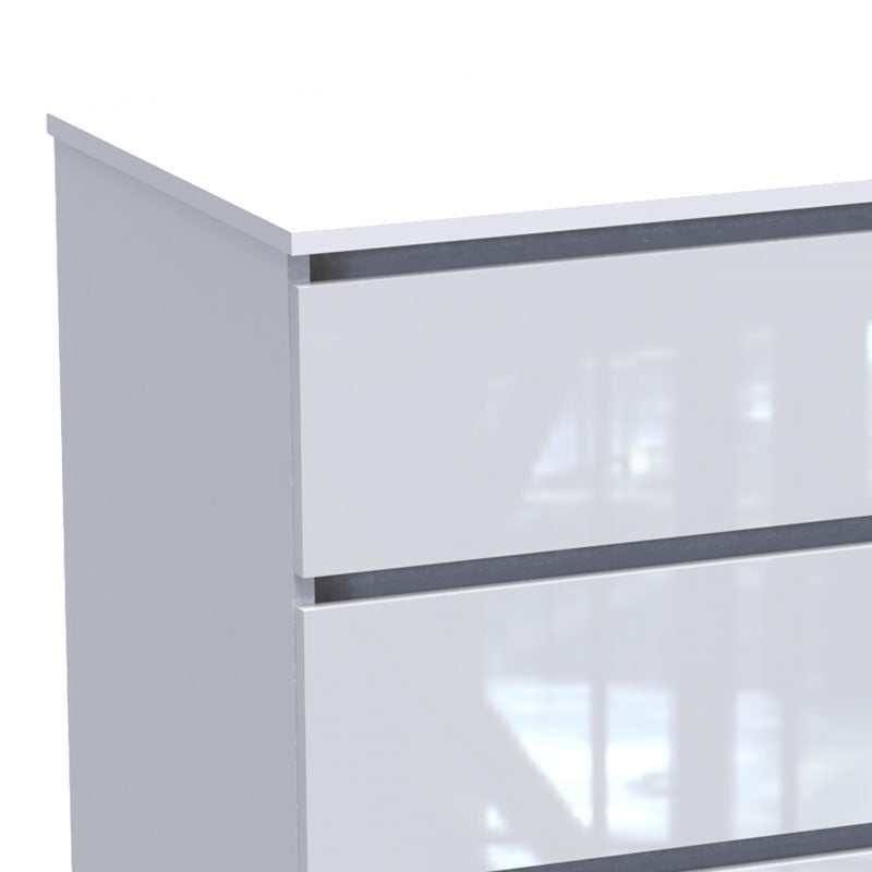 Comoda Dicama mdf, Alb, 86x47x98 cm