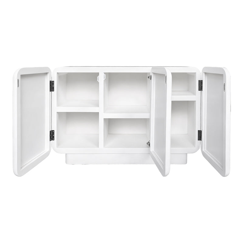 Comoda Kooldio, MDF, Alb, 120x38x69 cm