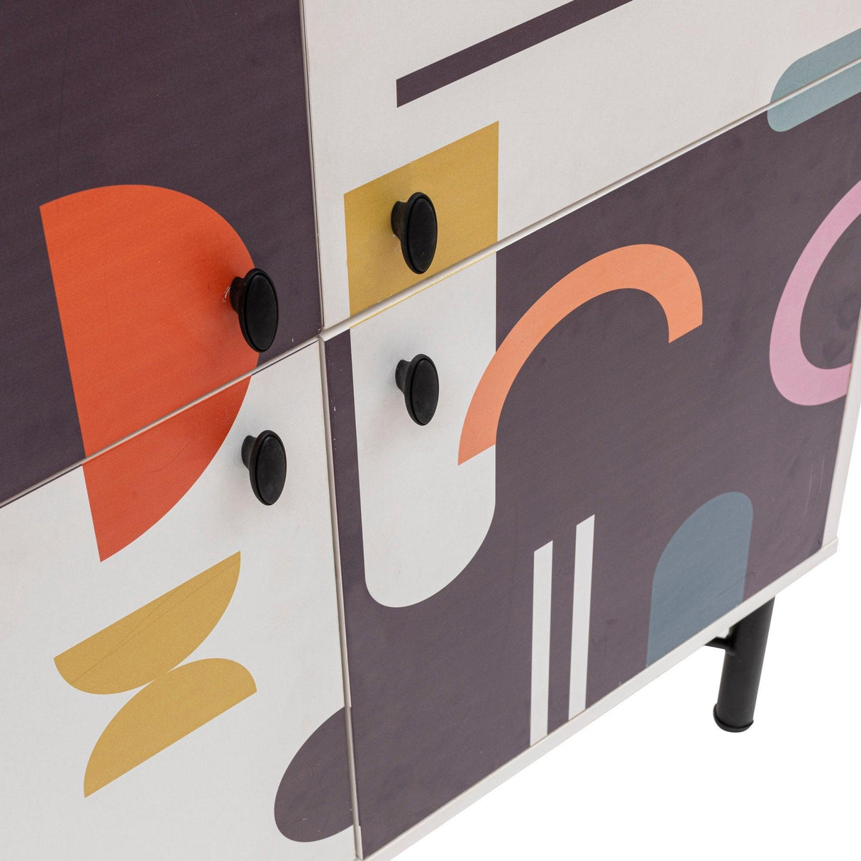 Comoda Multilux, 95x111x36 cm - Galben