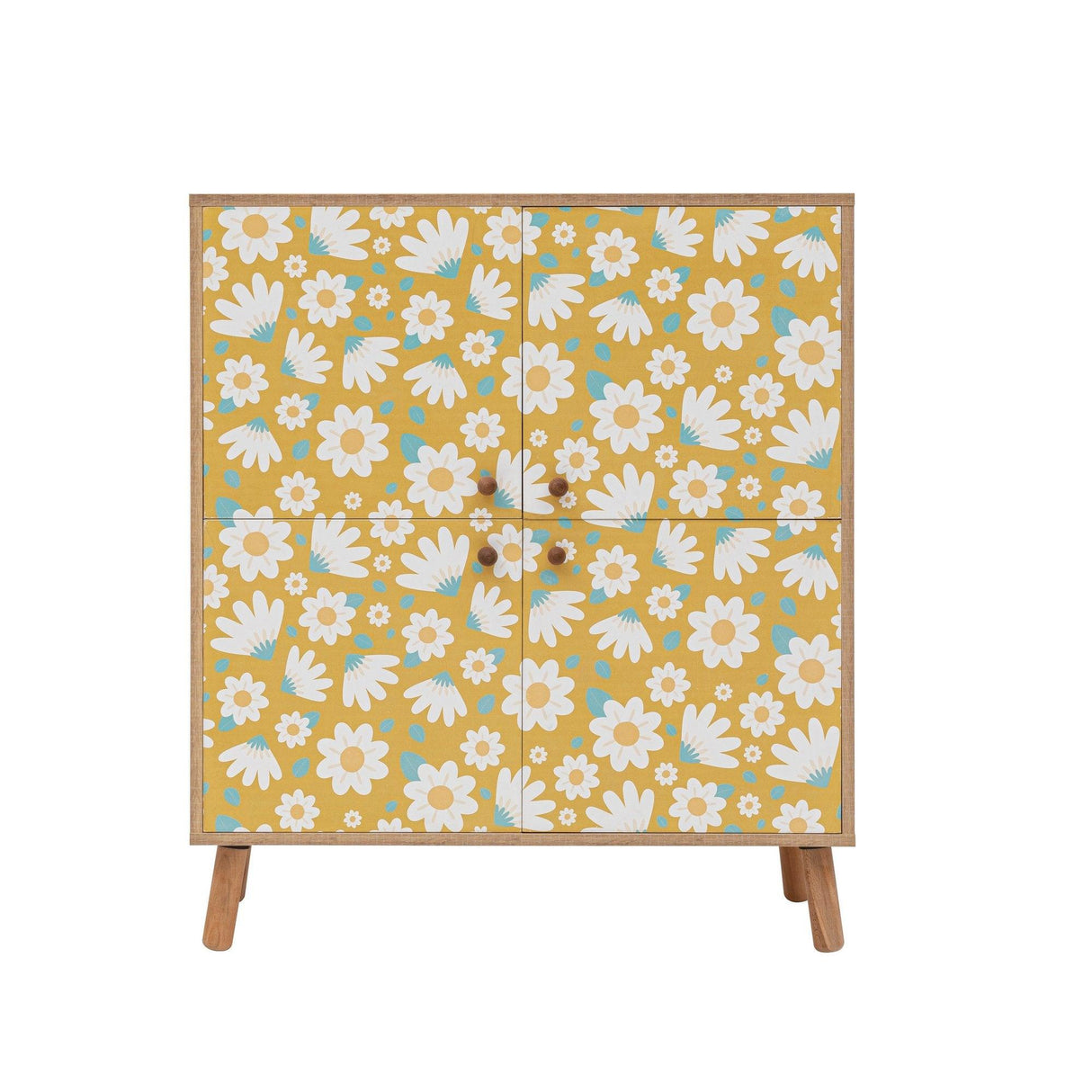 Comoda Multilux, 95x111x36 cm - Auriu