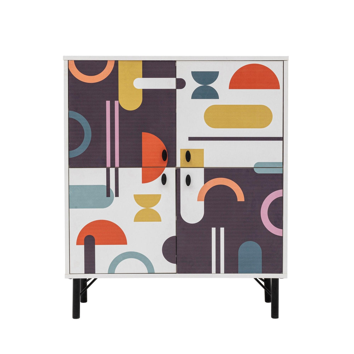 Comoda Multilux, 95x111x36 cm - Galben