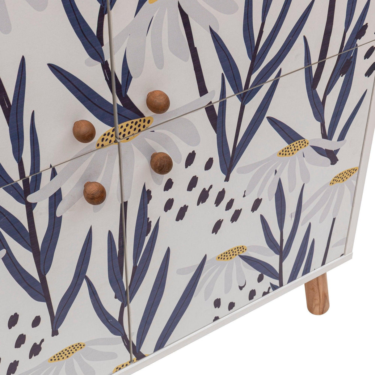 Comoda Multilux, 95x111x36 cm - Albastru