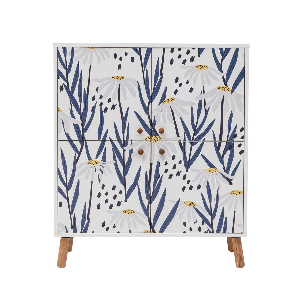 Comoda Multilux, 95x111x36 cm - Albastru