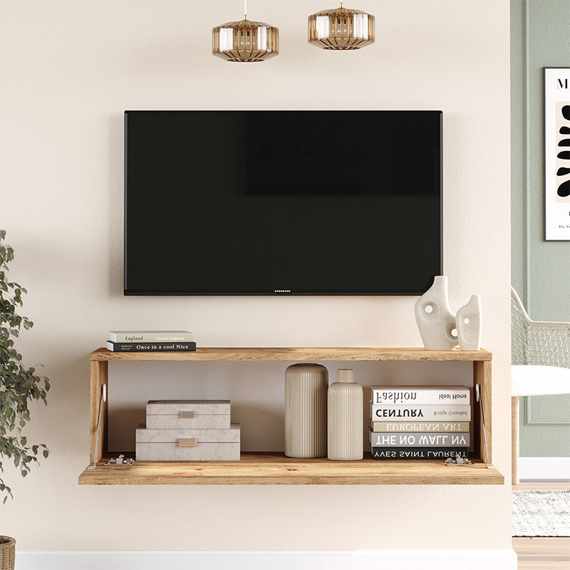 Comoda TV de perete Serit sonoma color, 100x31x29 cm