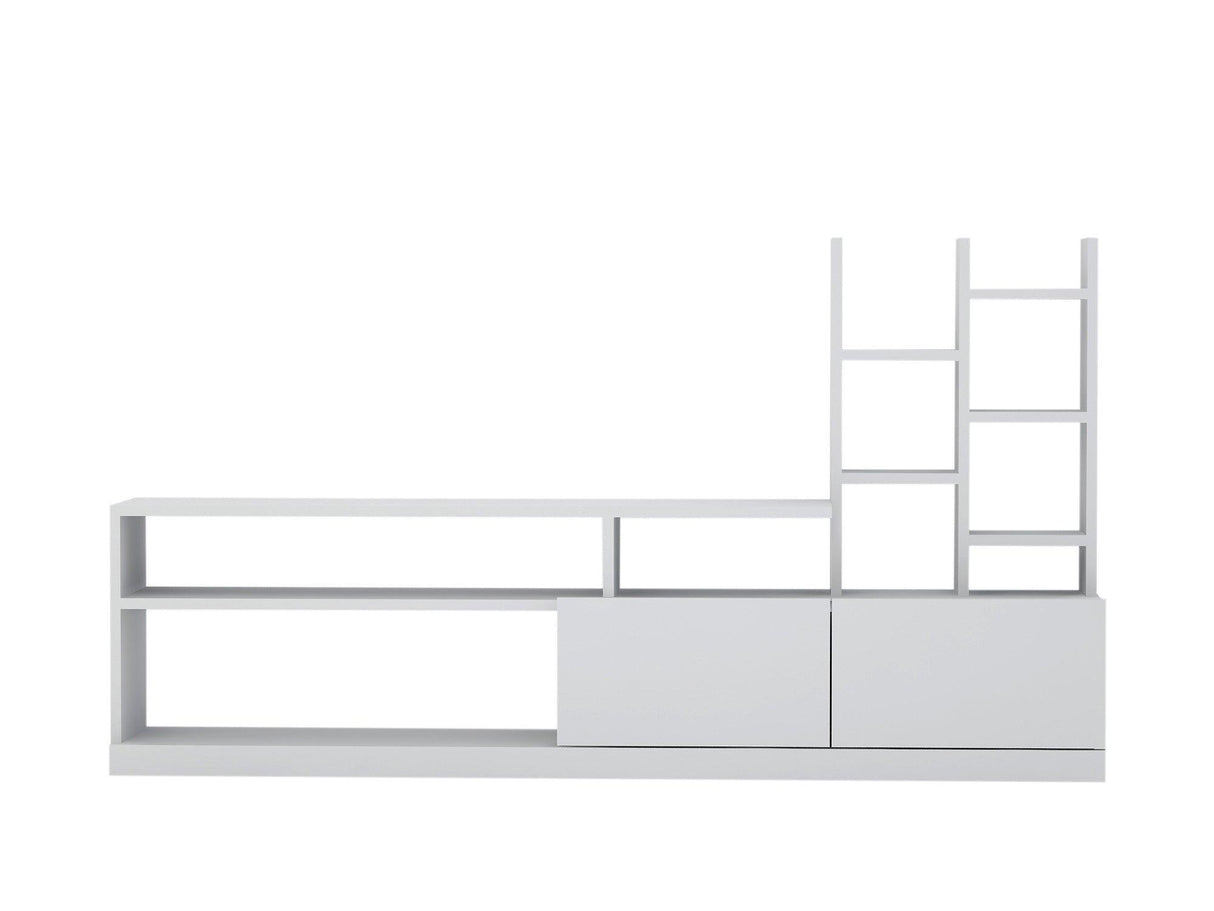 Comoda Tv Dolunay - White, Alb, 164x91x25 cm