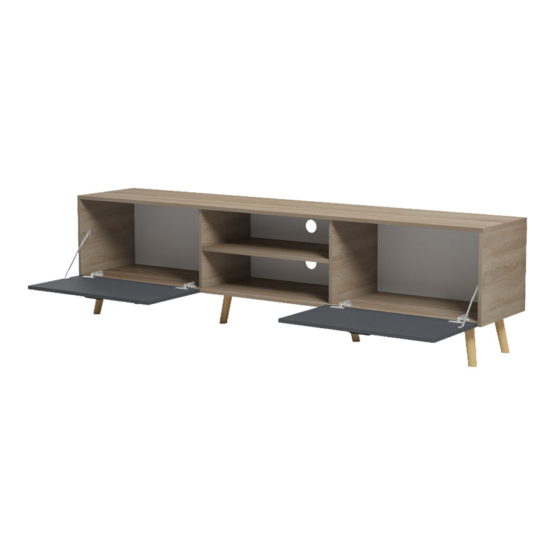 Comoda TV Gorna, 180x35x49 cm - Antracit