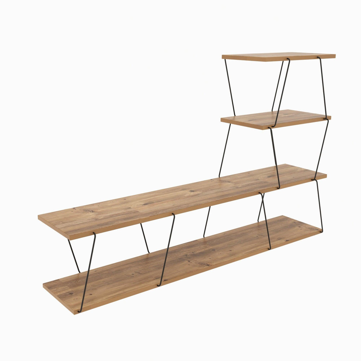 Comoda Tv ilgaz, Alb - Crem - Gri, 150x93x30 cm - Crem