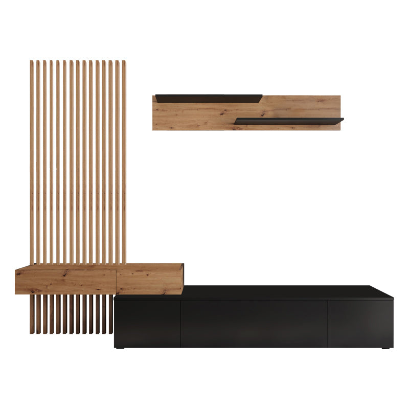 Comoda TV Litende Lux cu Riflaj, Diverse culori, 250x42x200 cm, 42x250 cm - Comoda TV Litende Lux cu Riflaj, Diverse culori, 250x42x200 cm, 42x250 cm