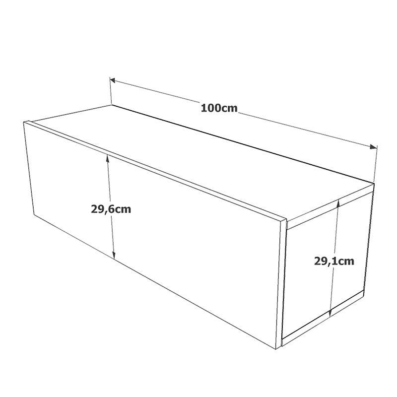 Comoda TV Serit, 100x31x29 cm - Sonoma