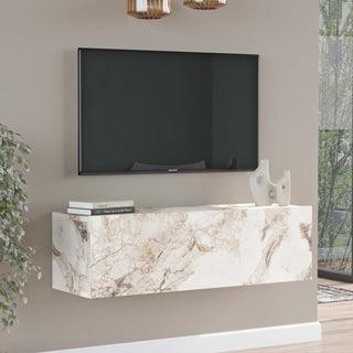 Comoda TV Serit, 100x31x29 cm - Alb