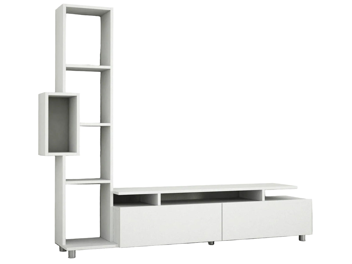 Comoda Tv Tulip TV Unit, Alb, 30x167x160 cm - Alb