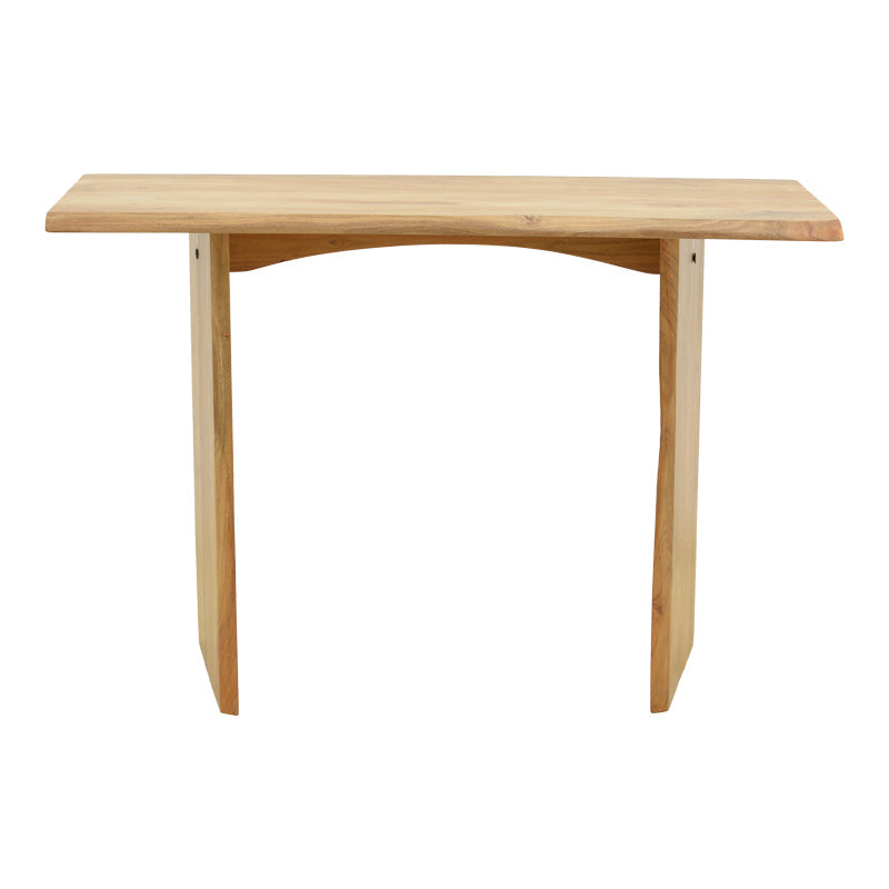 Consolă Mende, Lemn Masiv de Acacia, Natur, 110x50x76 cm